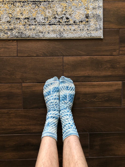 Refracted Socks Knitting Pattern
